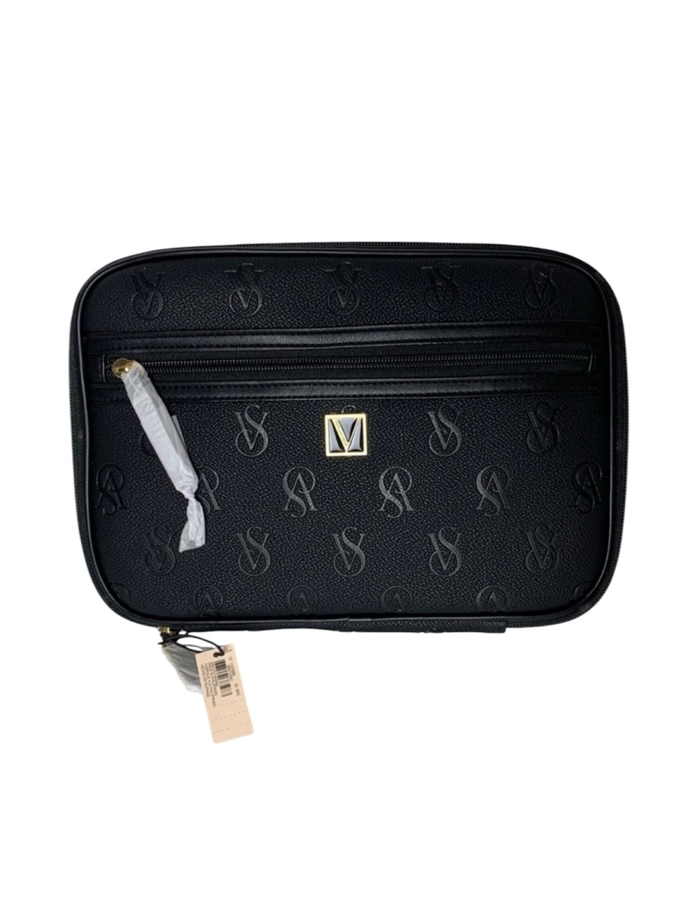 🖤New Victoria’s Secret Black Embossed Monogram Tech / Accessories Case🖤